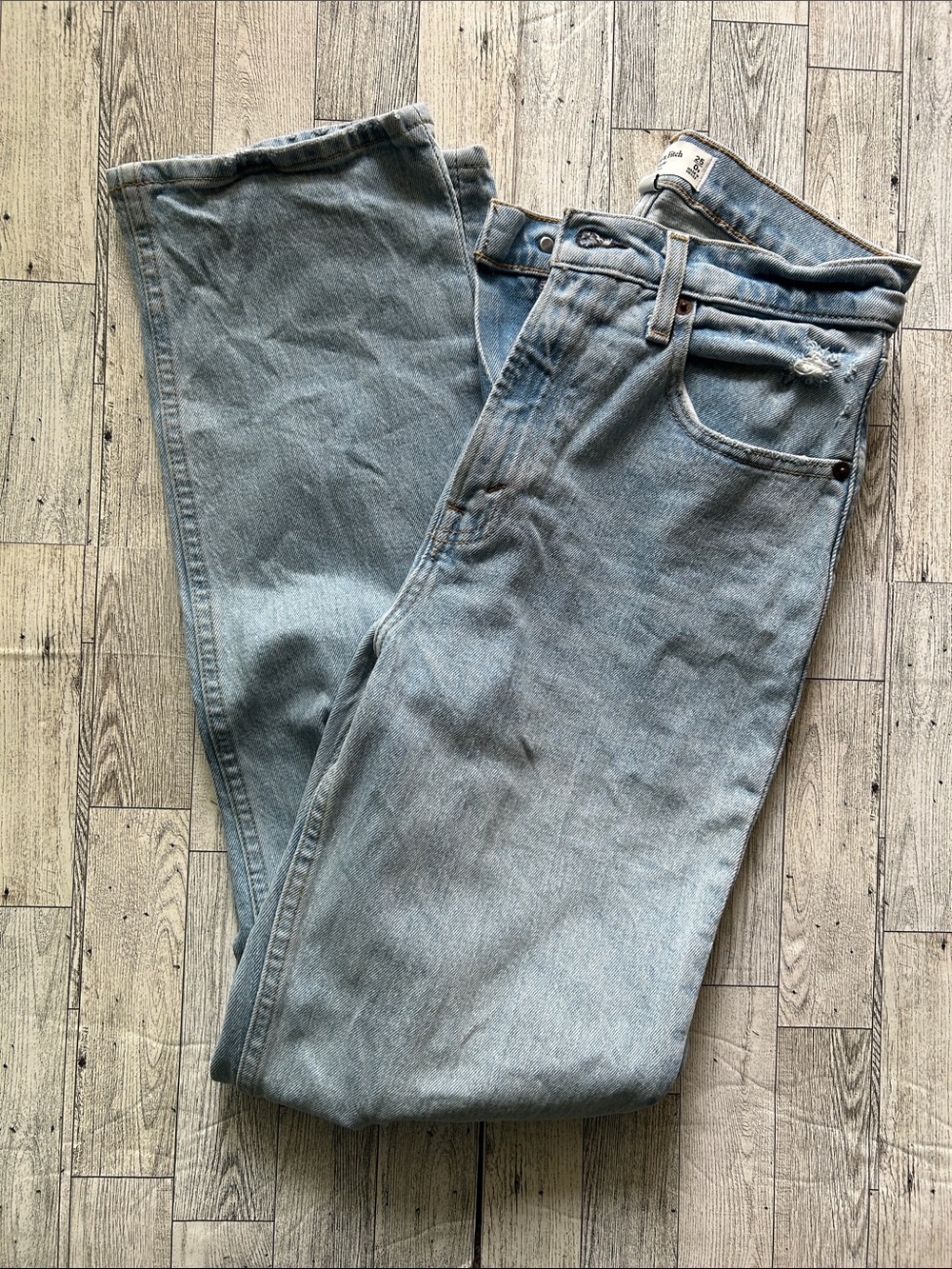 Abercrombie & Fitch the 90s Straight ultra high rise Jeans 0R